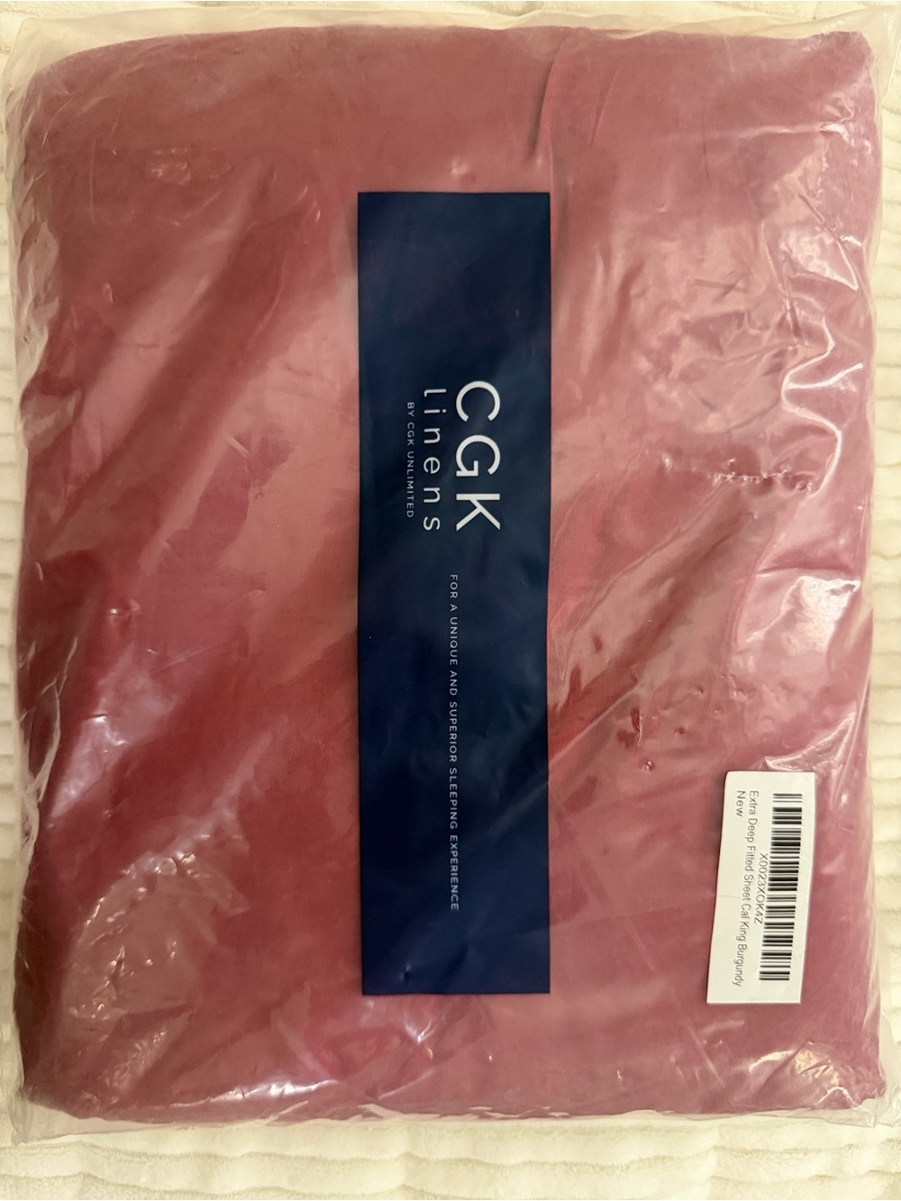 CGK unlimited  Bed sheet size King